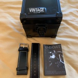 U-Boat Watch Box with U-Boat Watch strap